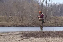 User submitted picture: tying on the fly